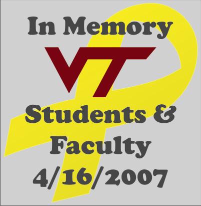 In Memory of Virginia Tech Students and Faculty